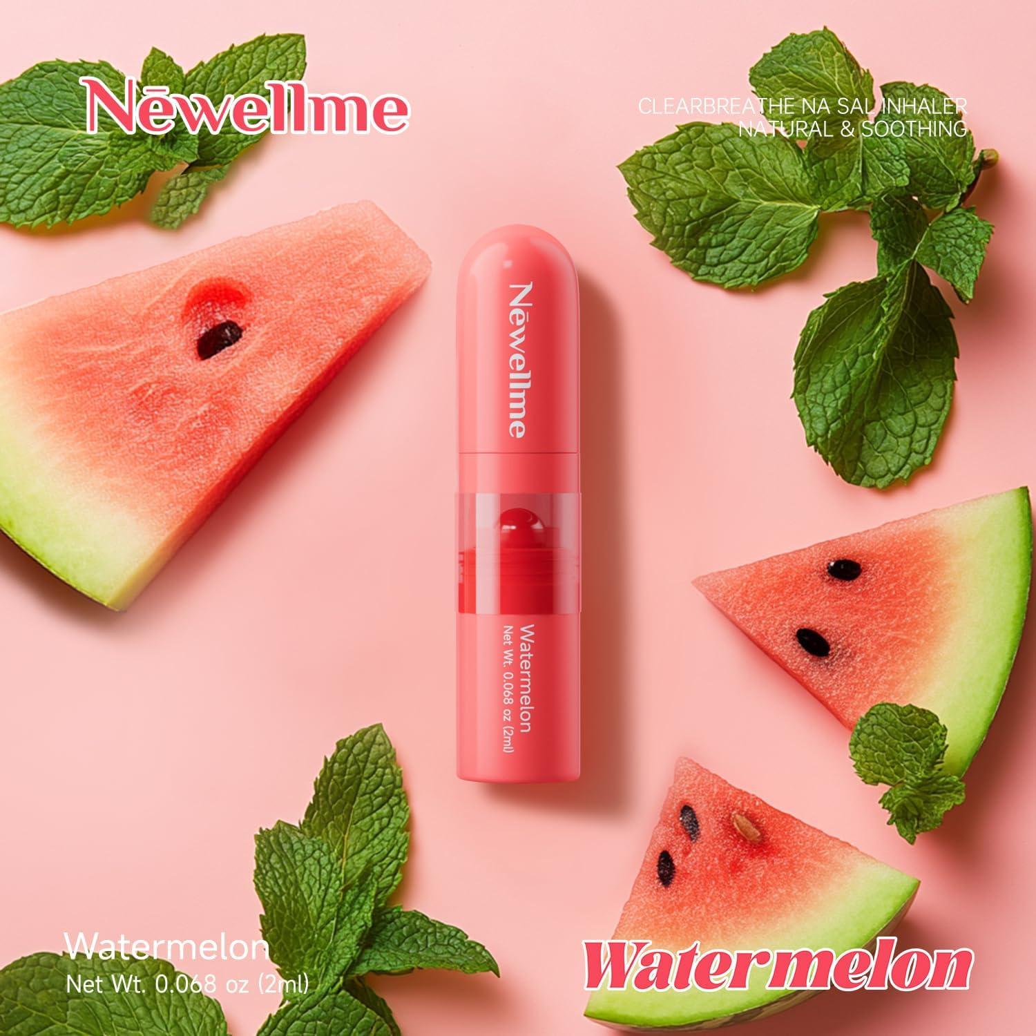 Inhalador Nasal y Roll-On Newellme 2-en-1 Aromaterapia