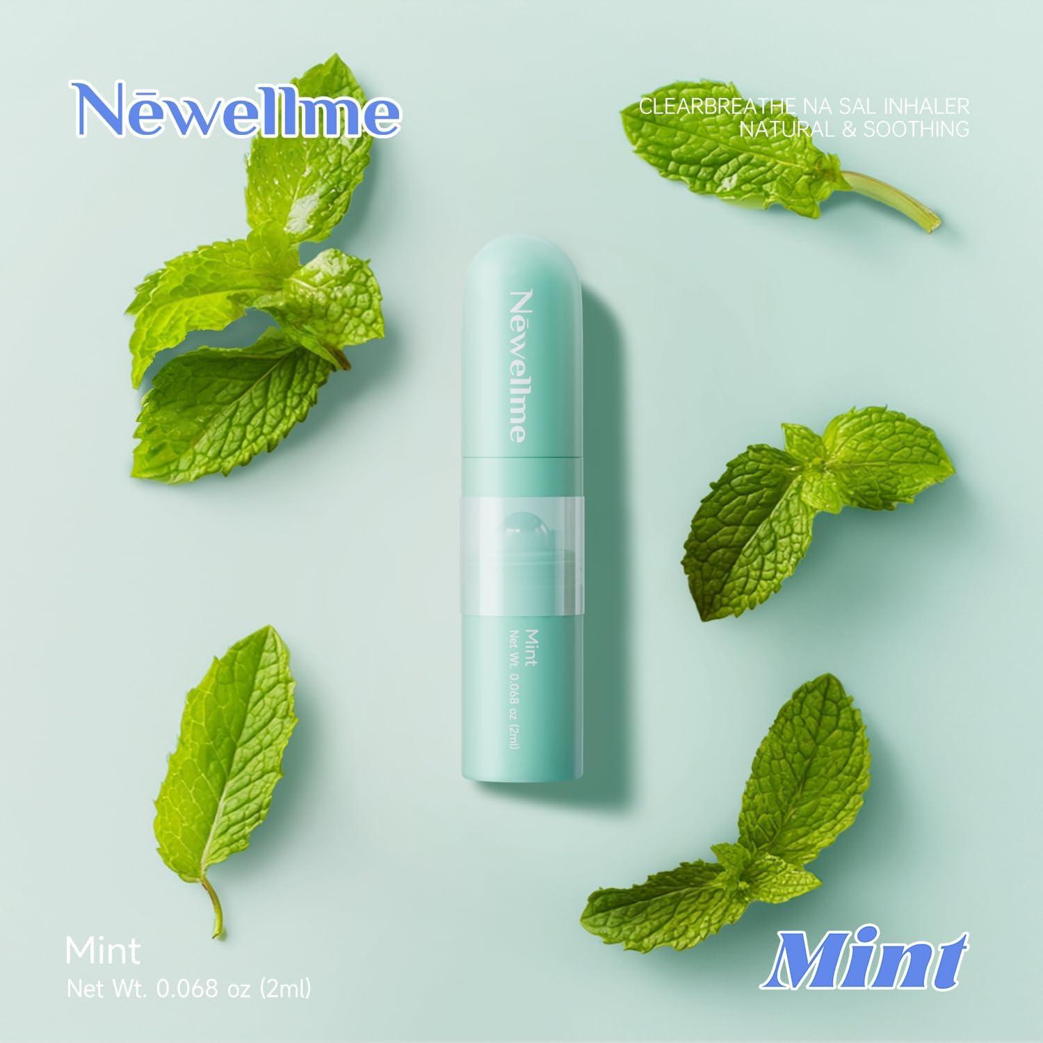 Inhalador Nasal y Roll-On Newellme 2-en-1 Aromaterapia