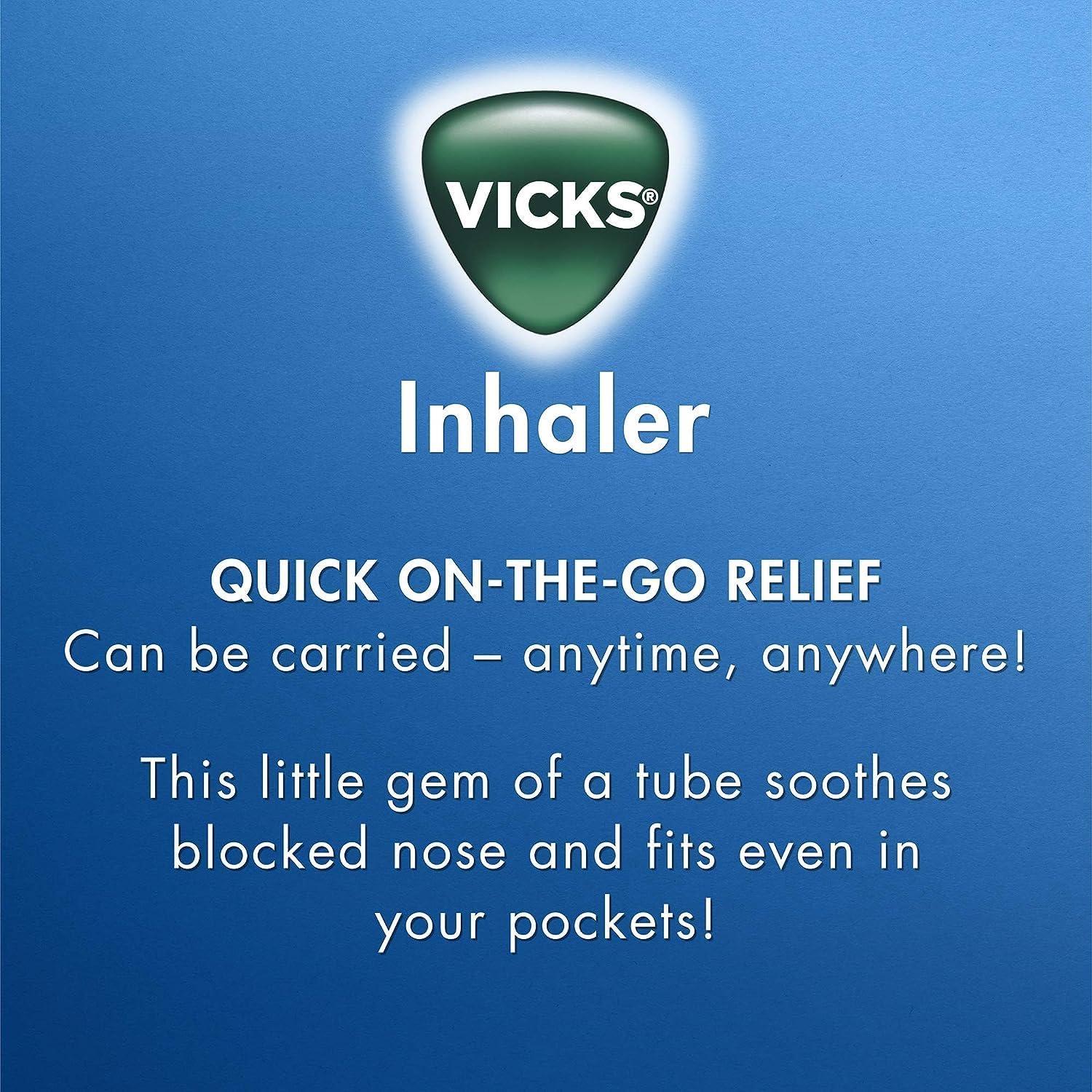 Inhalador Nasal Vicks Procter & Gamble, 2 Unidades, Aroma Mentol