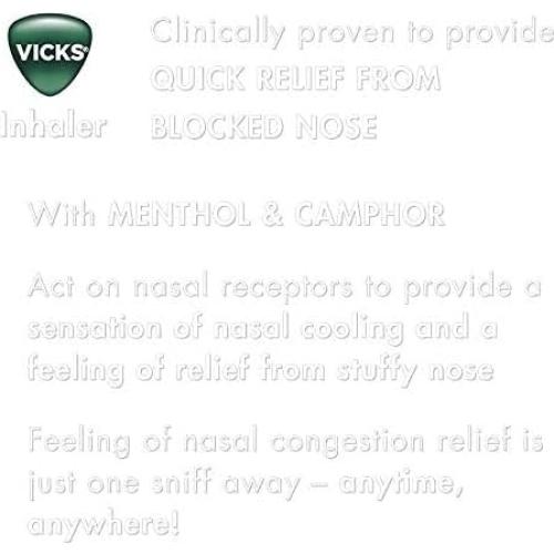 Inhalador Nasal Vicks Procter & Gamble, 2 Unidades, Aroma Mentol