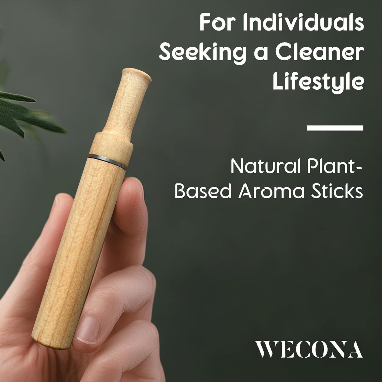 Inhalador de Aceite Esencial Saoivim Hierba Limón Portátil