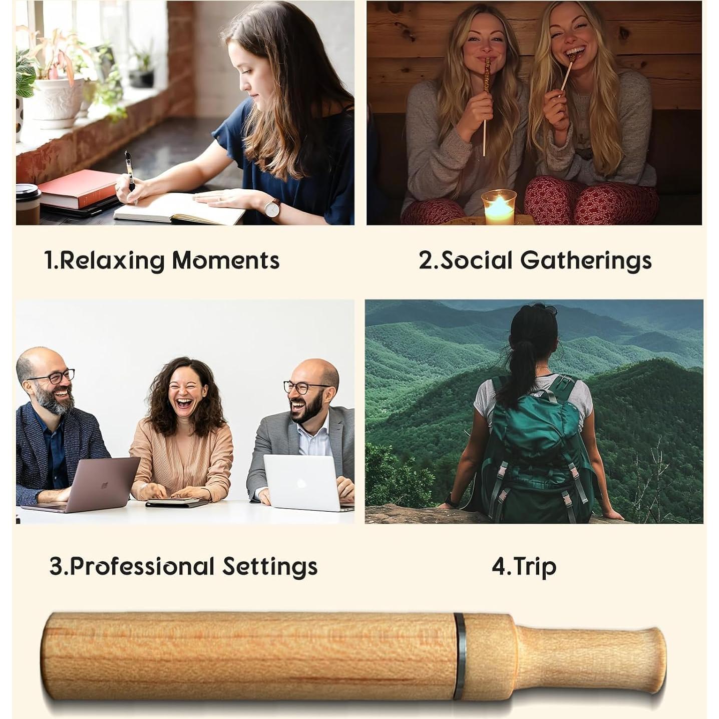 Inhalador de Aceite Esencial Saoivim Hierba Limón Portátil