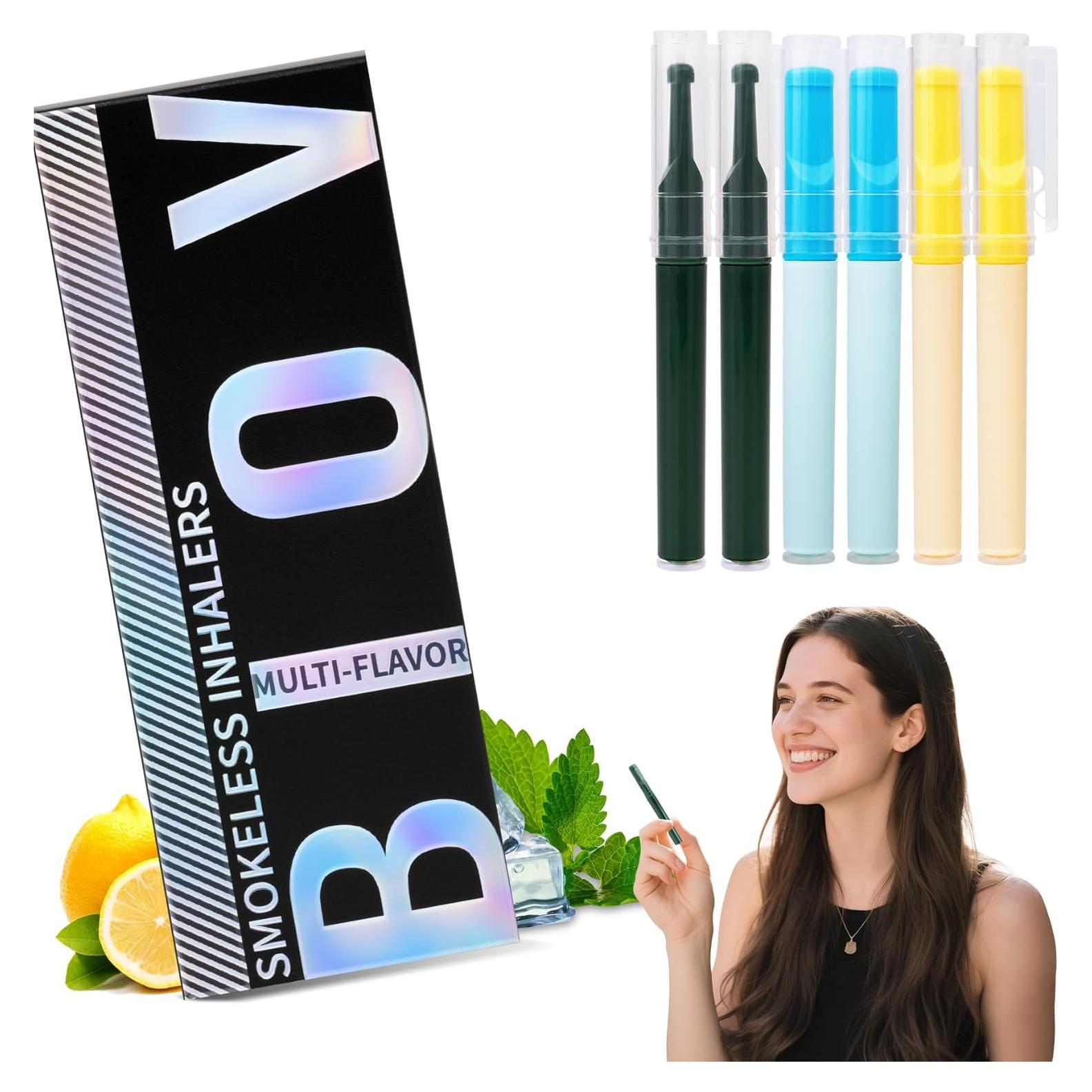 Inhalador Natural Biovikoting 6 Paquete Sin Nicotina