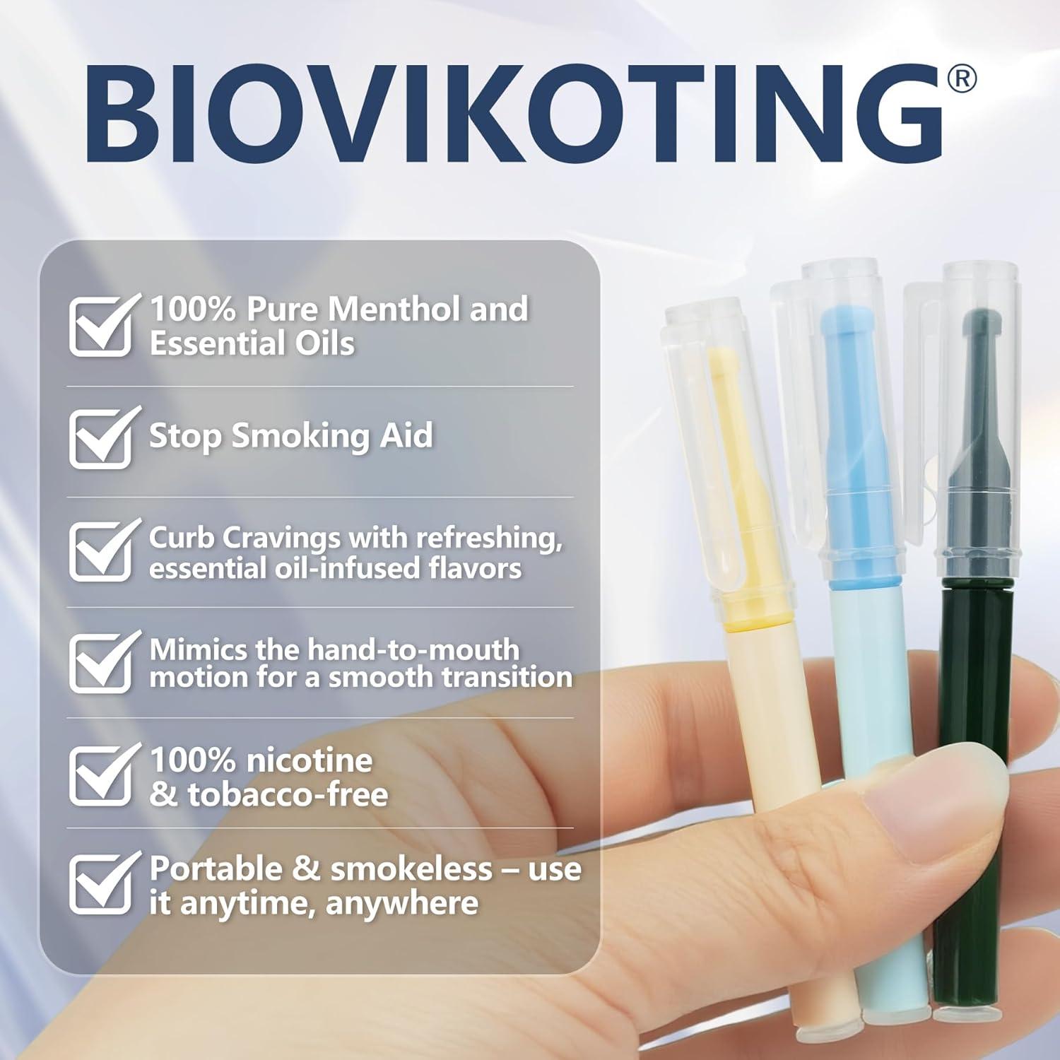 Inhalador Natural Biovikoting 6 Paquete Sin Nicotina
