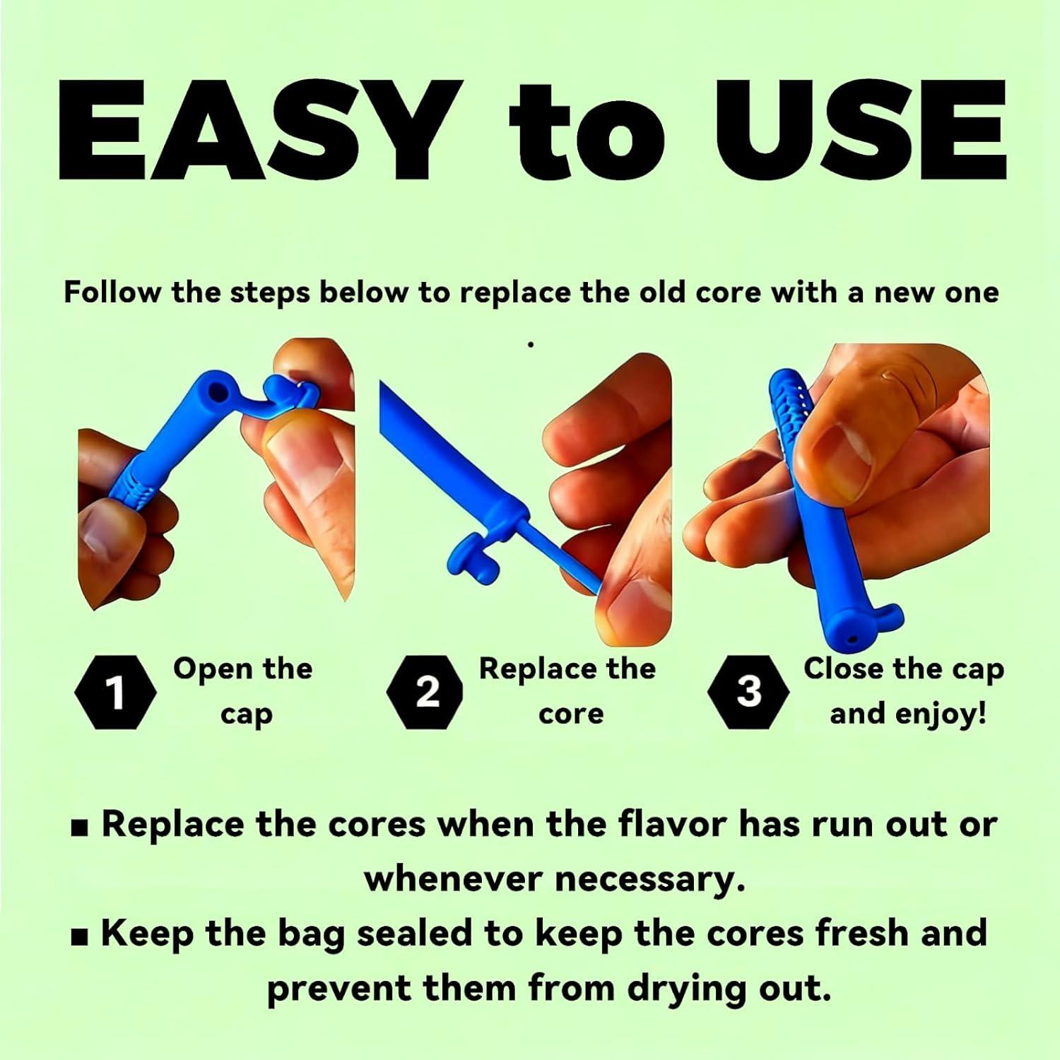 Palitos Respiradores Masticables LAMKHOO - Alivio Sin Nicotina