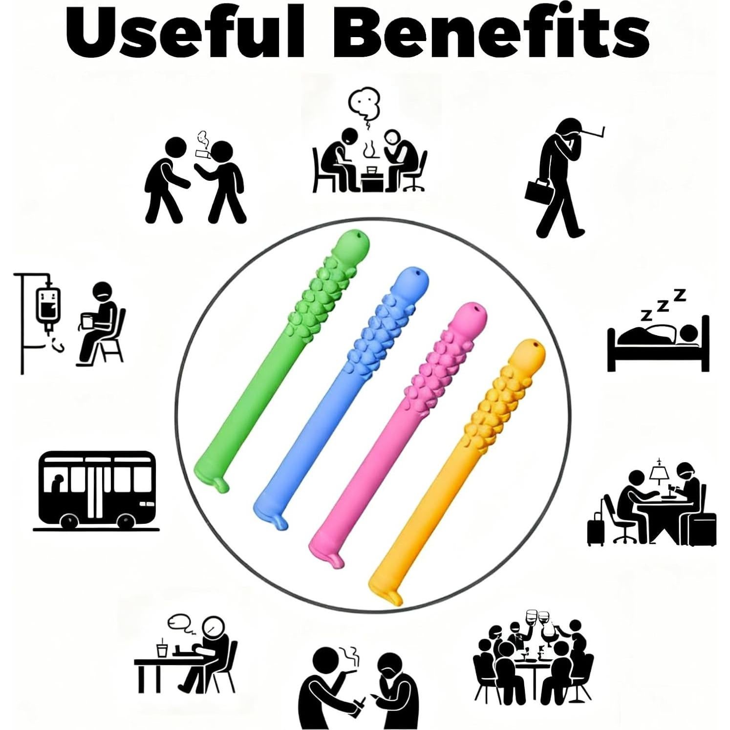 Palitos Respiradores Masticables LAMKHOO - Alivio Sin Nicotina