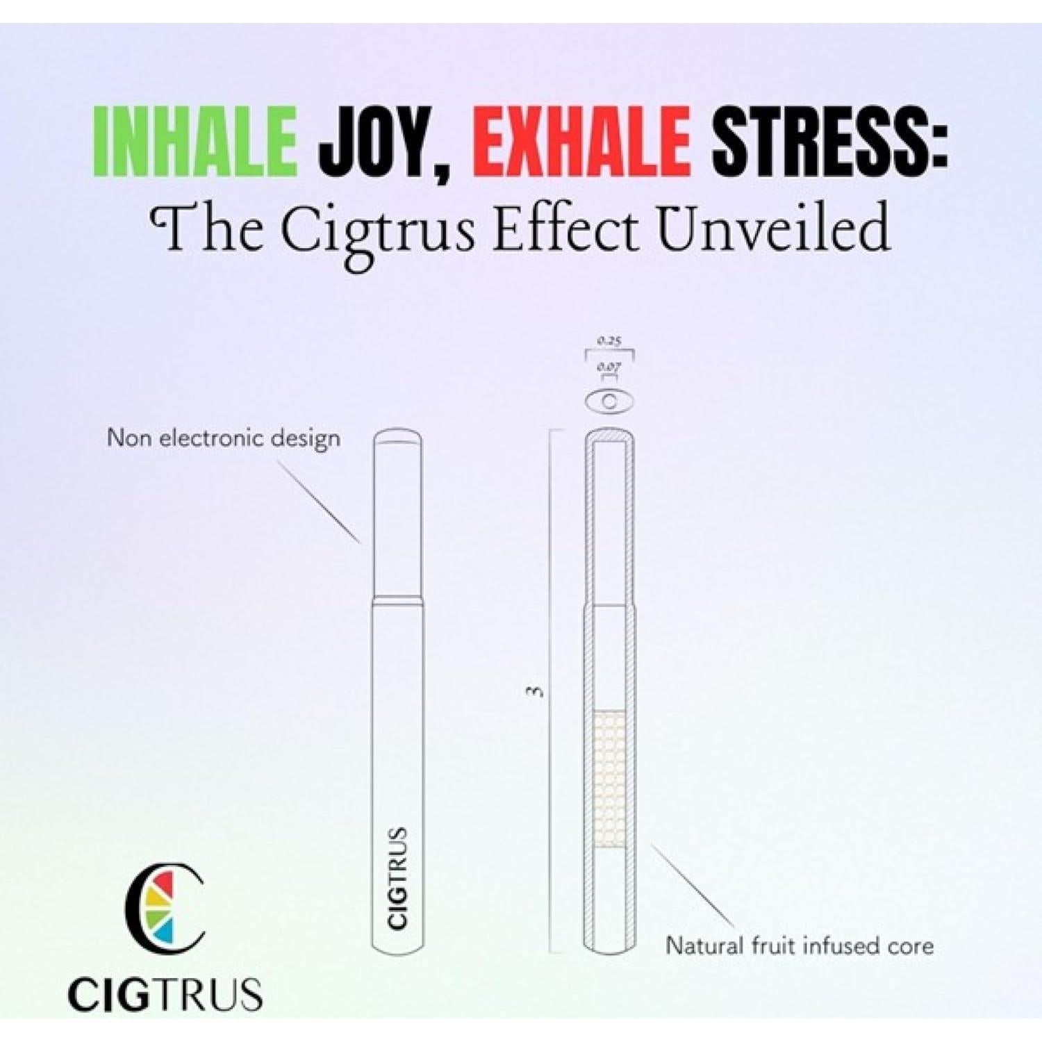 Inhalador Natural Cigtrus Sin Humo Limón - 1 Pieza 10g