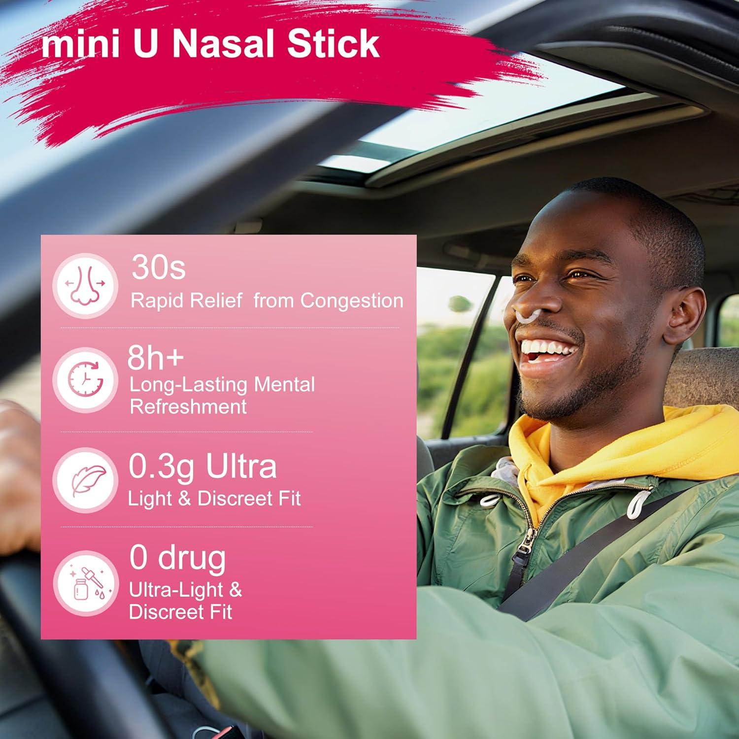 Inhalador Nasal Mini PURAX - Aceites Naturales 8PCS