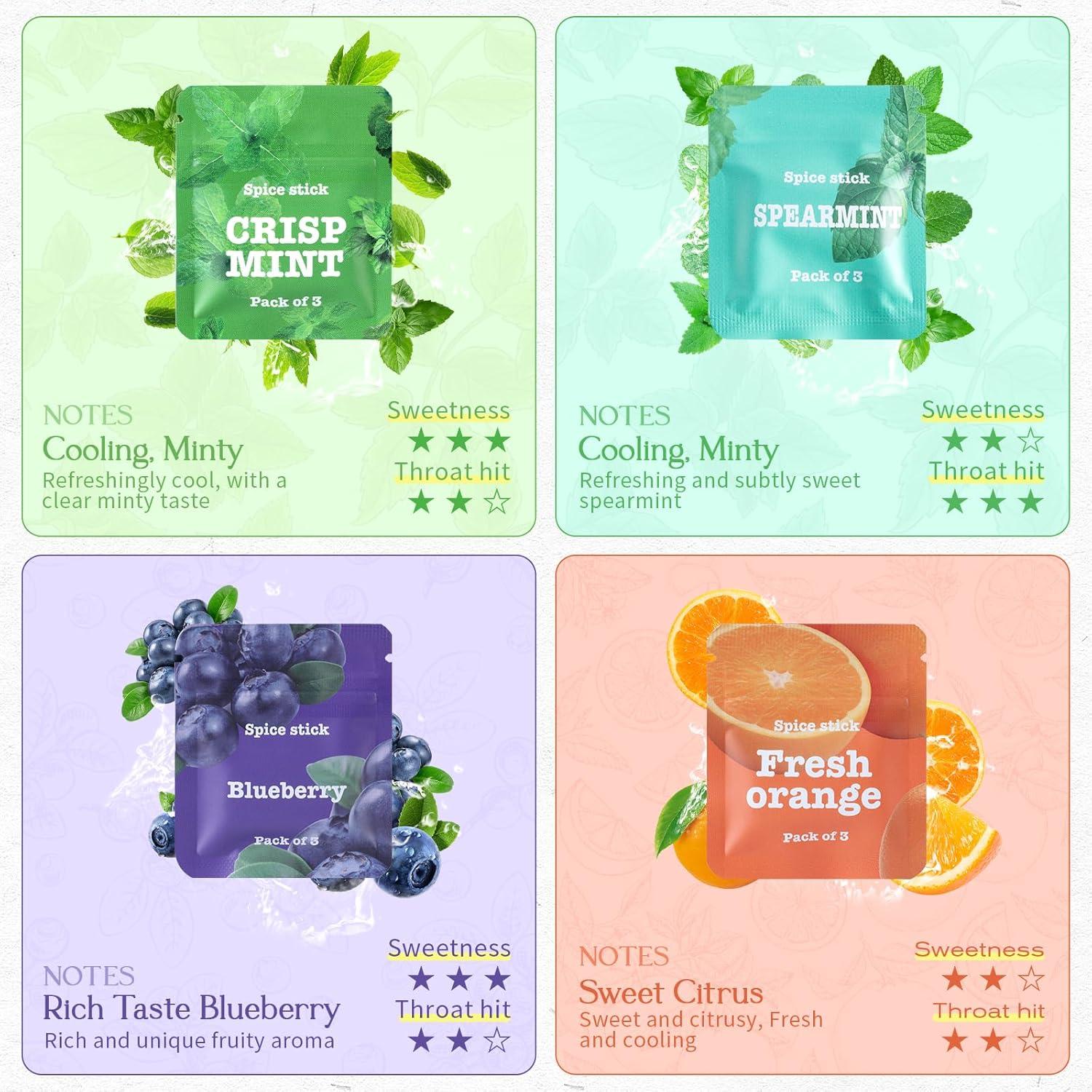 Inhalador de Madera Quit Boderi con 4 Nucleos Saborizados