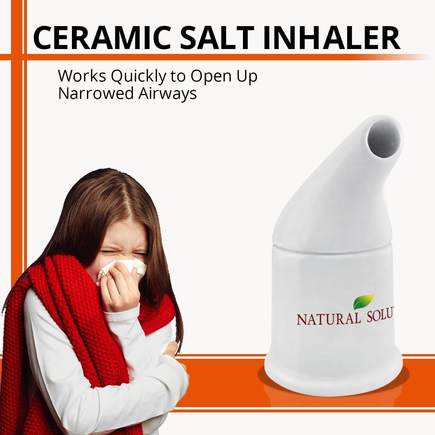 Sal Rosa del Himalaya Natural WBM 771g con Inhalador Cerámica