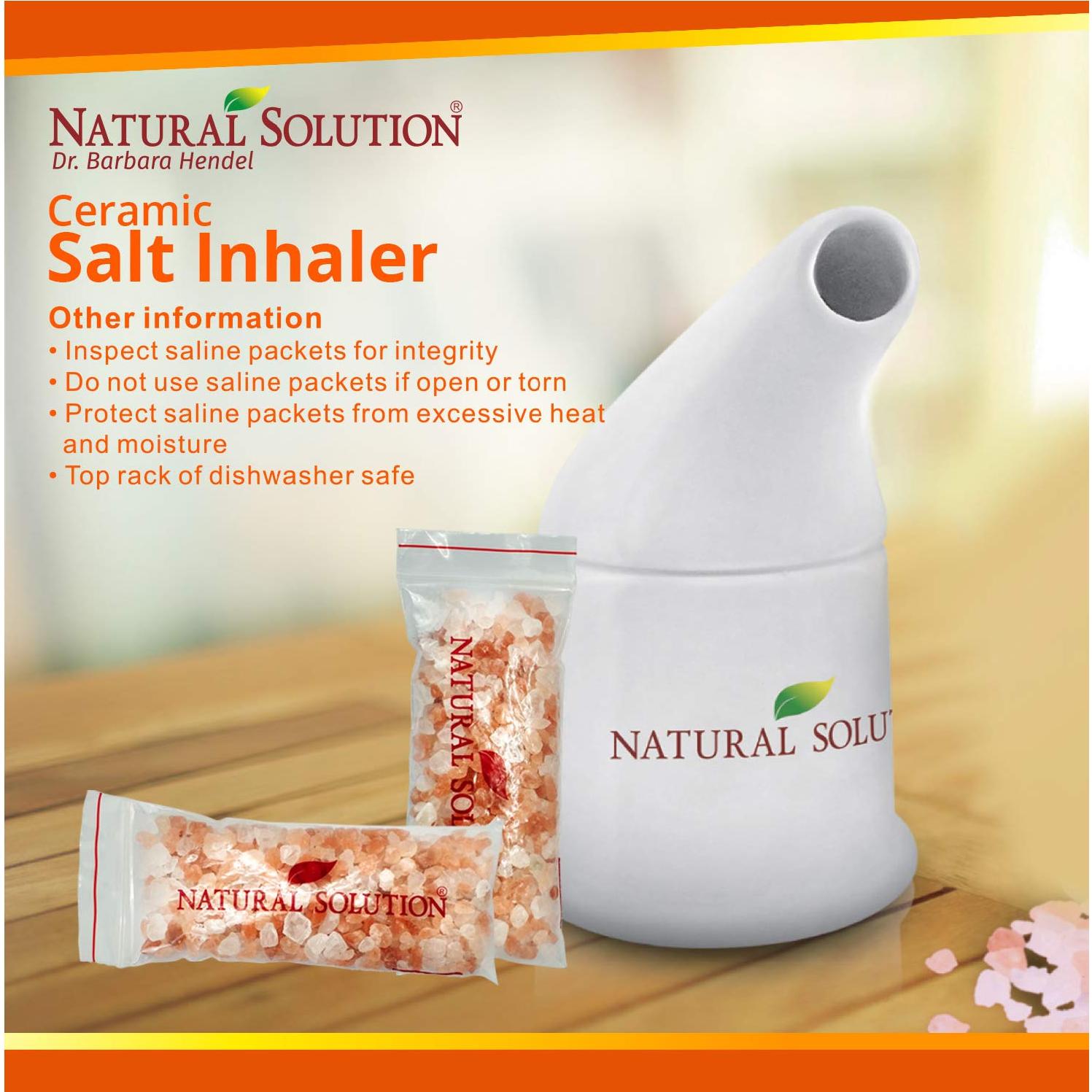Sal Rosa del Himalaya Natural WBM 771g con Inhalador Cerámica