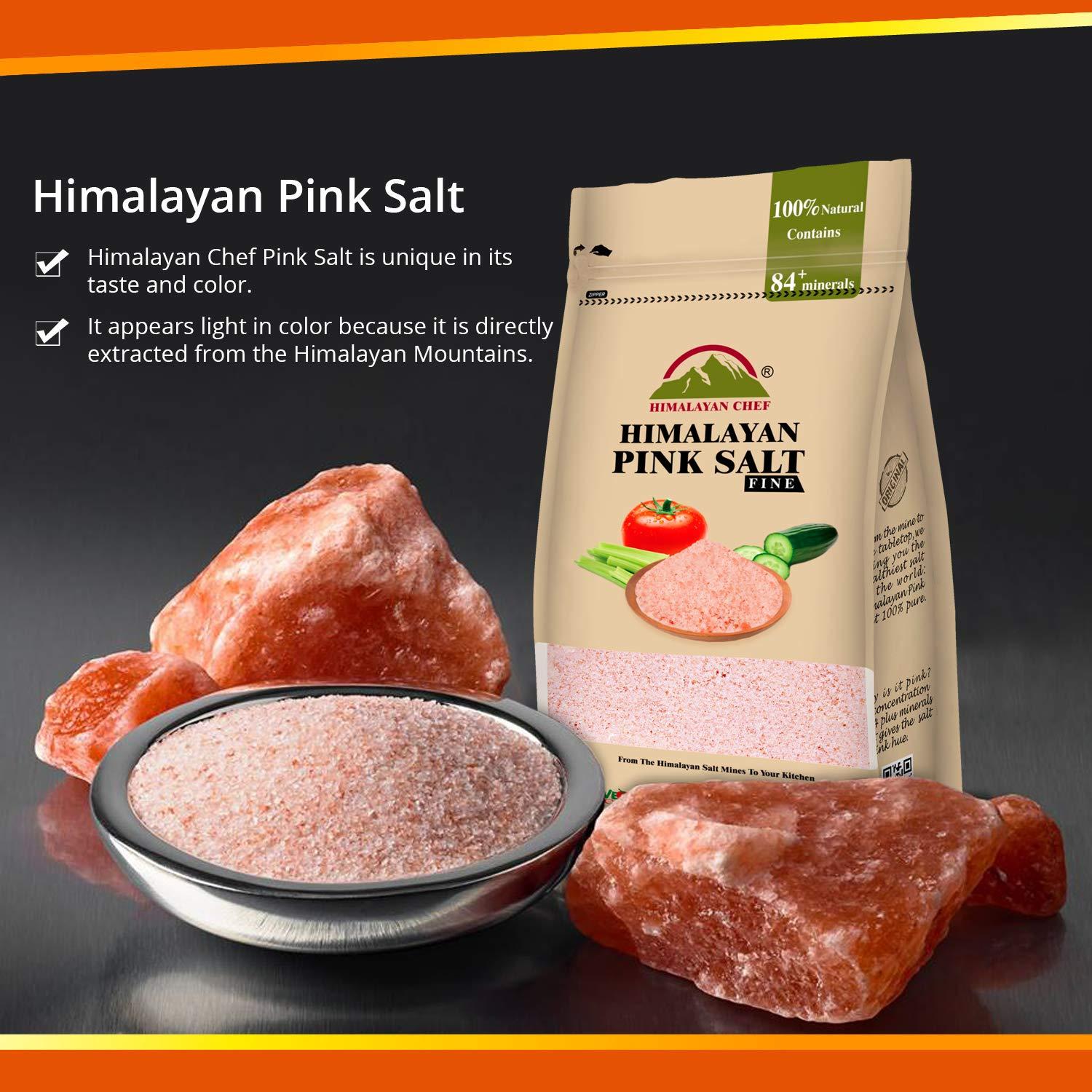 Sal Rosa del Himalaya Natural WBM 771g con Inhalador Cerámica