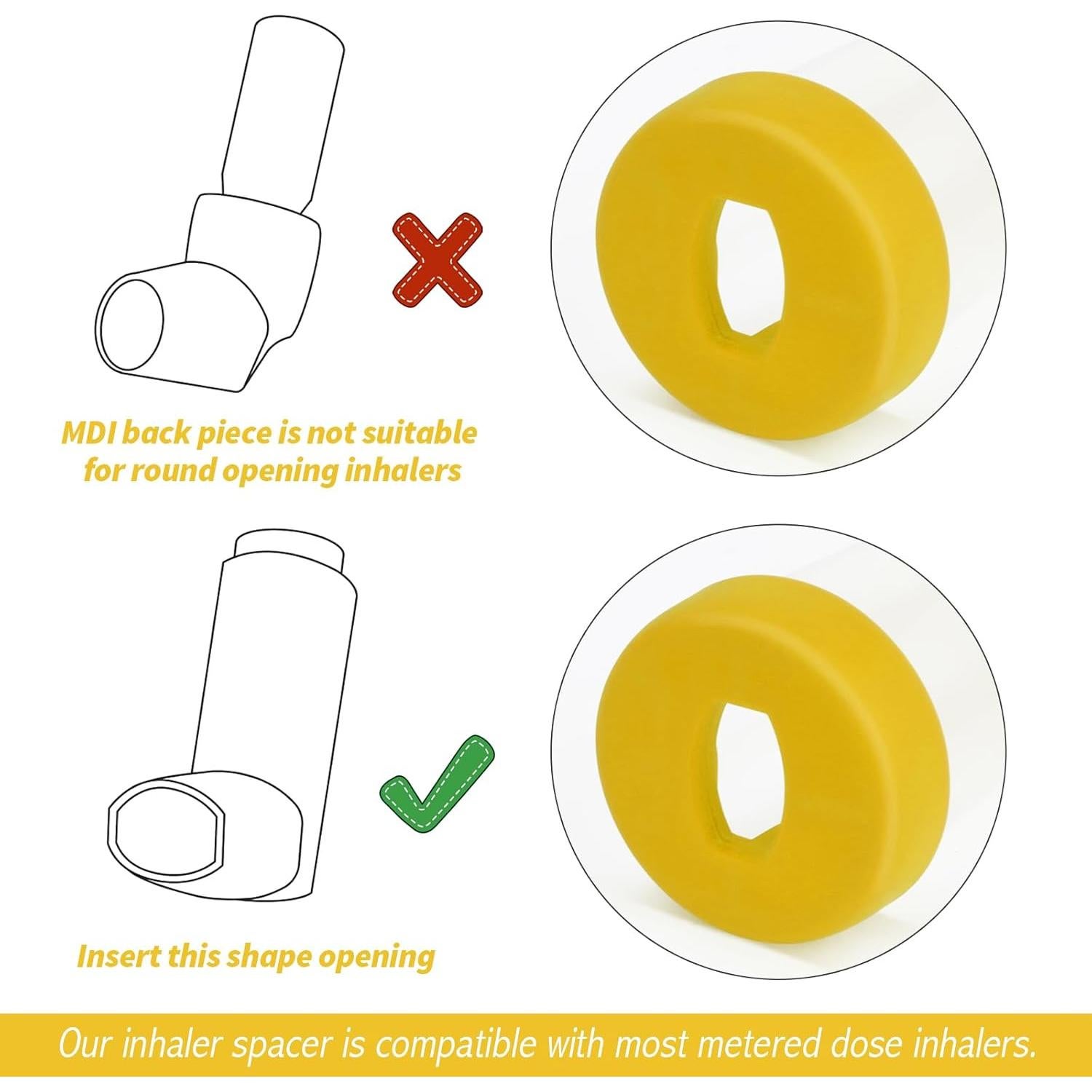 Espaciador de Mano para Inhalador PHARMACARIBE con Máscara