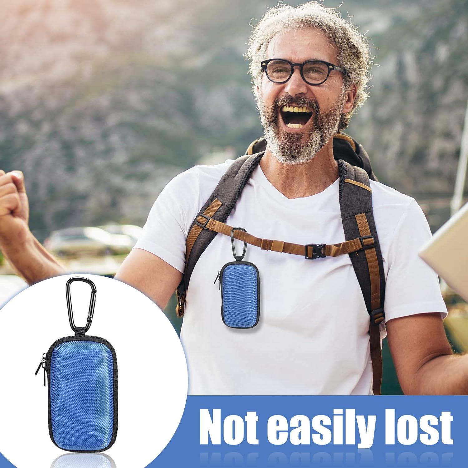 Estuche Duro para Inhalador Woanger 4 Pcs Negro Rojo Azul Plateado