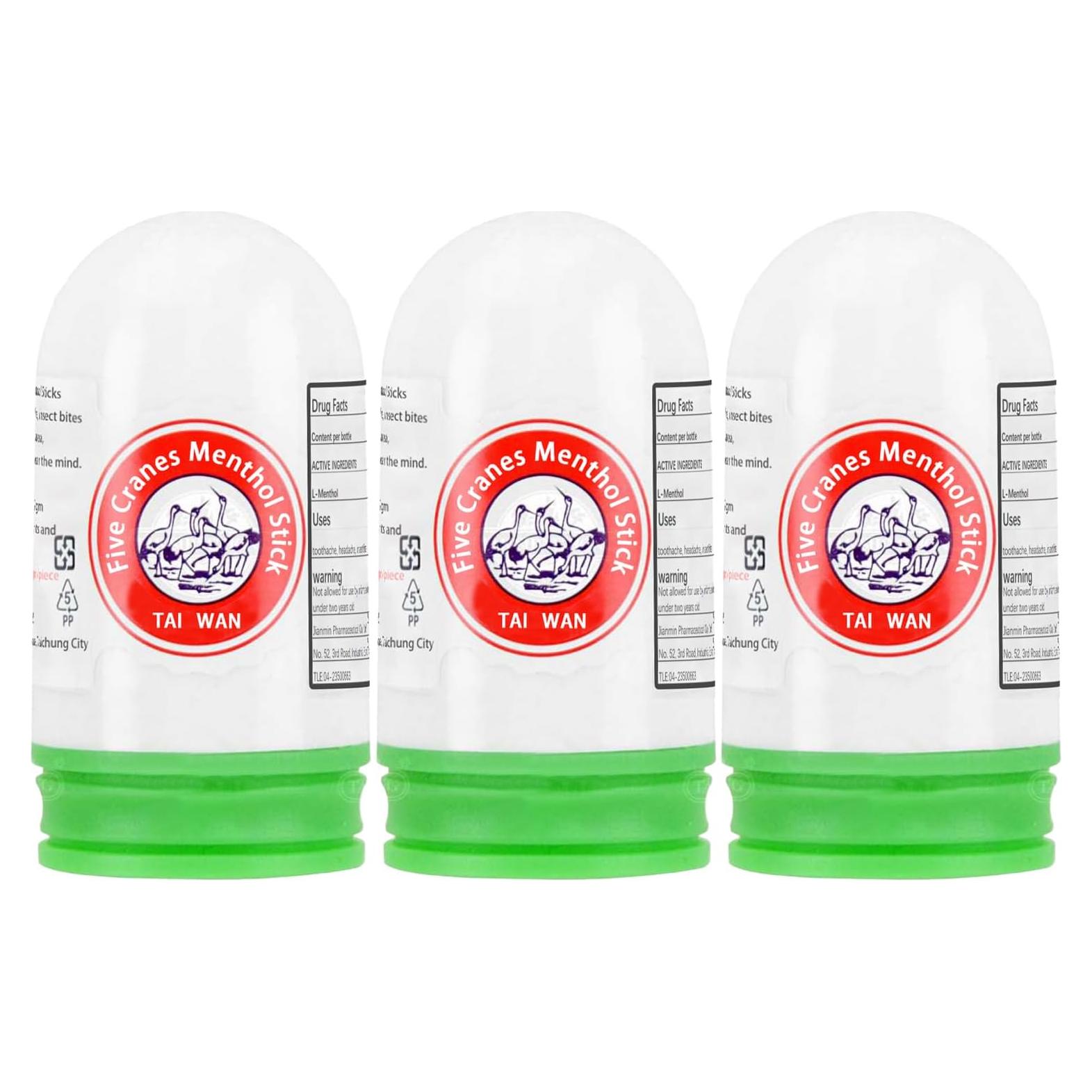 Palo de Mentol Xinlong 3 Piezas 43.5g Hecho en Taiwán