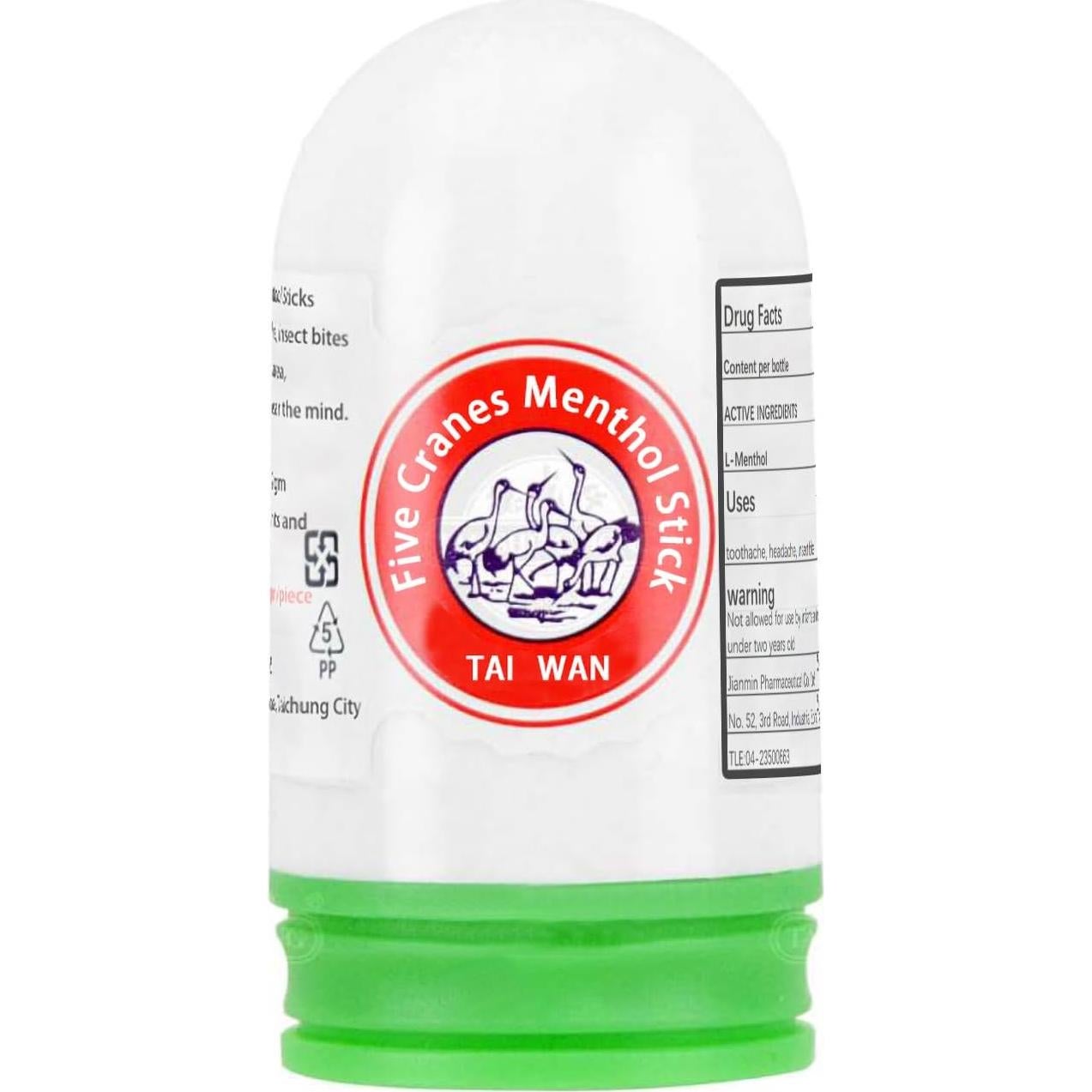 Palo de Mentol Xinlong 3 Piezas 43.5g Hecho en Taiwán