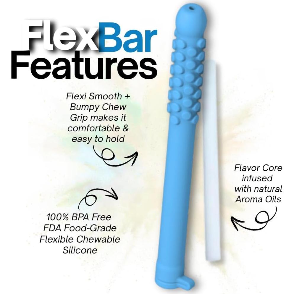 Inhalador Masticable HealthChews con Aceites Esenciales 2.54x10.16cm