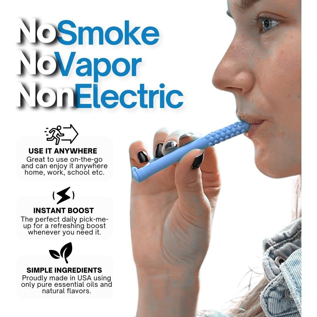 Inhalador Masticable HealthChews con Aceites Esenciales 2.54x10.16cm