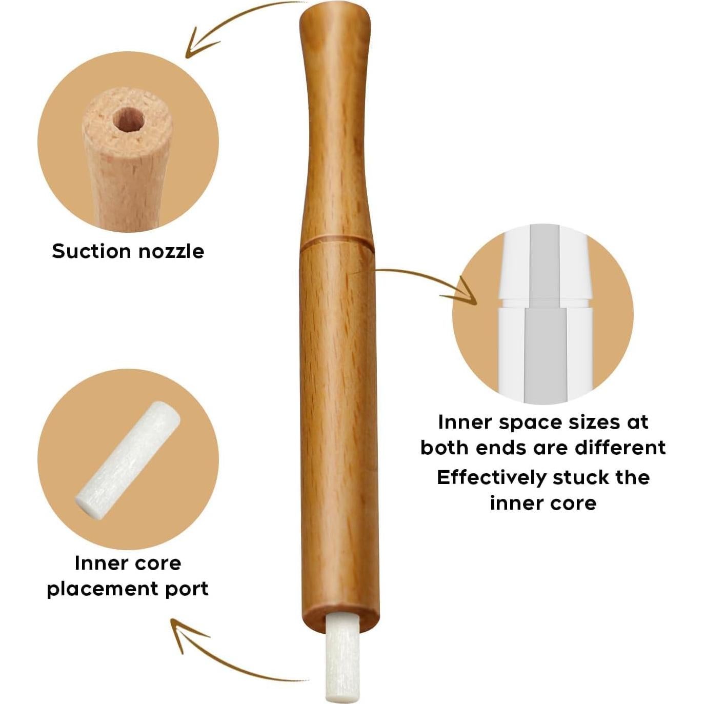 Inhalador Sin Vapor Sbujuetc para Dejar de Fumar con Menta