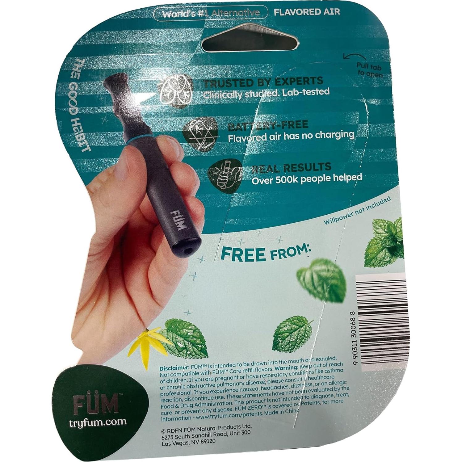 Dispositivo FÜM Zero Menta Helada - Portátil y Fresco