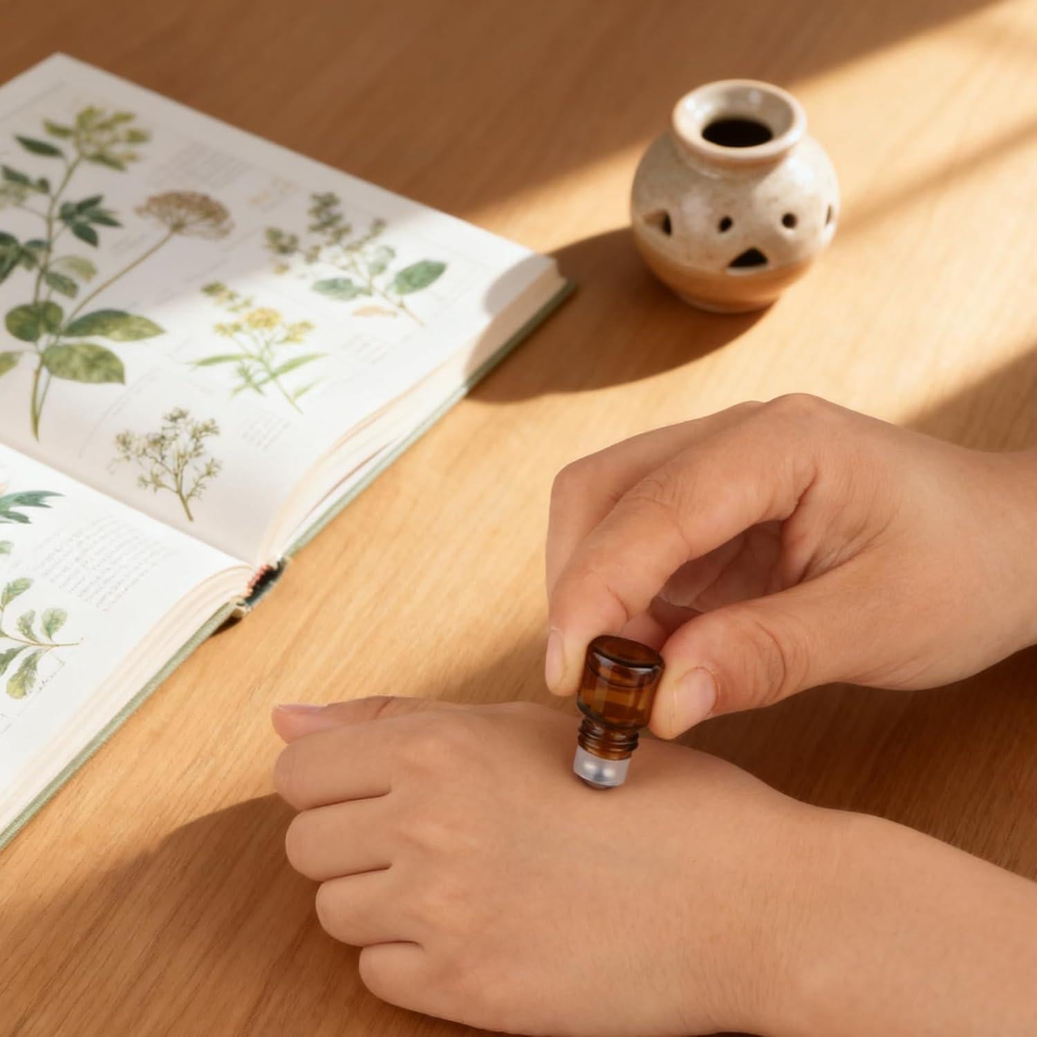 Botellas de Rodillo PrettyCare 1 ml Ámbar - Paquete de 25 Viales