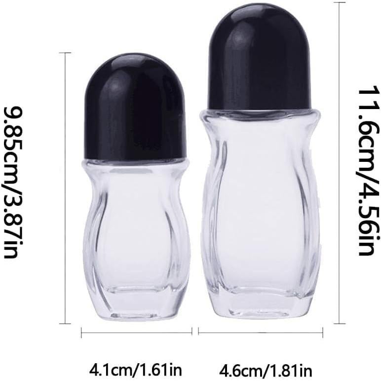 Set de 2 Botellas de Vidrio Roll-on PurYupearl 8.5ml