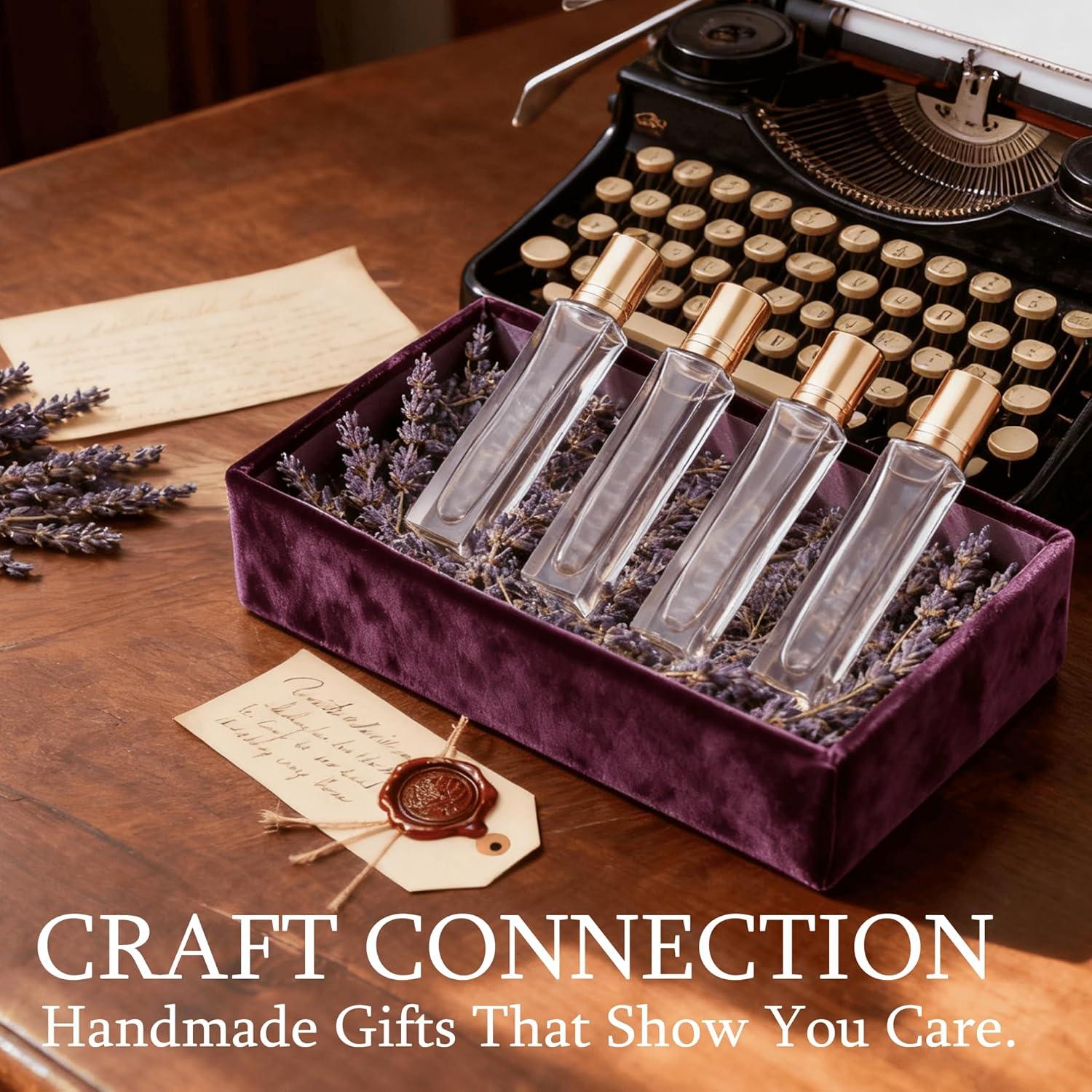 Paquete de 4 botellas de vidrio 10ml SemiShare con rodillo