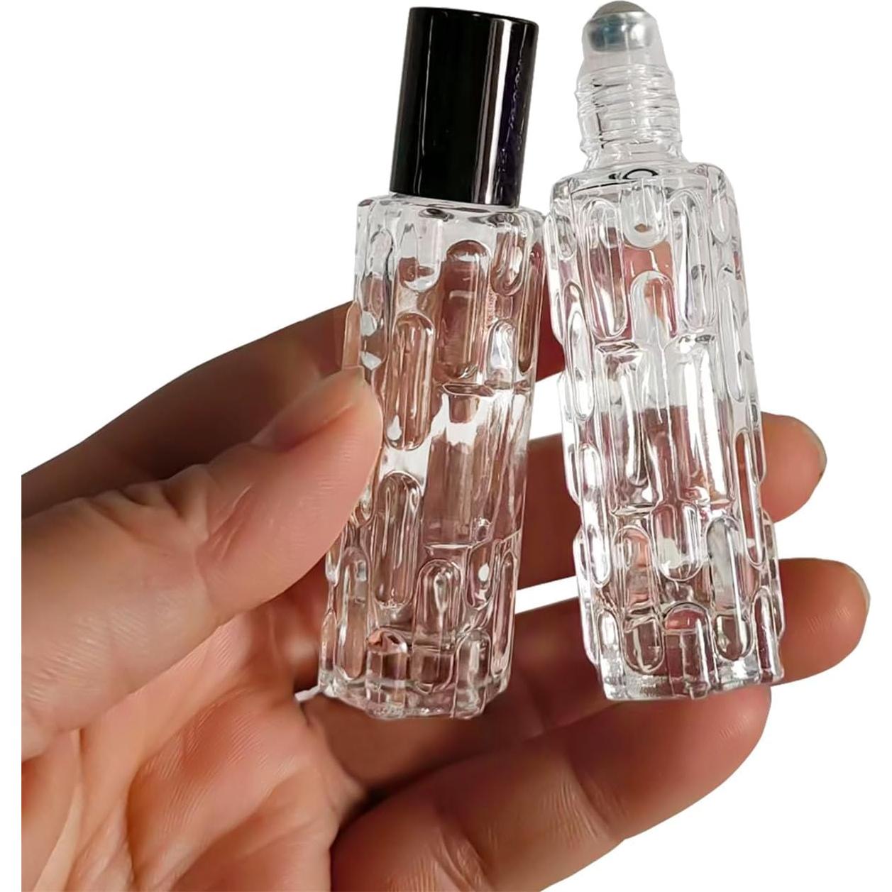 8 Botellas de Vidrio 10ml con Rodillo PYAWI - Accesorios Viaje