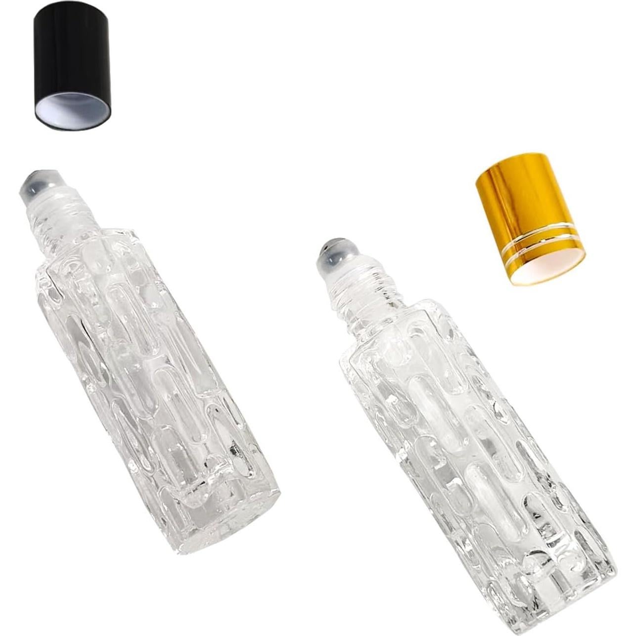8 Botellas de Vidrio 10ml con Rodillo PYAWI - Accesorios Viaje