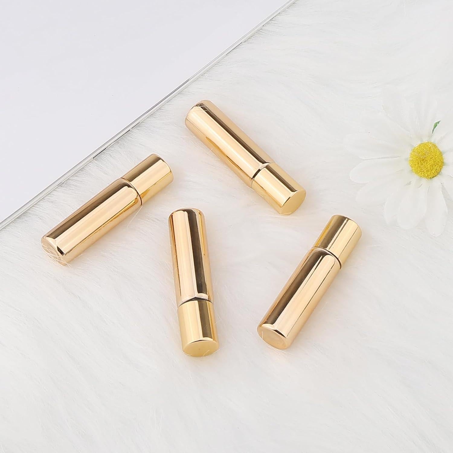 Kesell 16 Botellas de Vidrio Roll-On 5ml Oro para Aceites