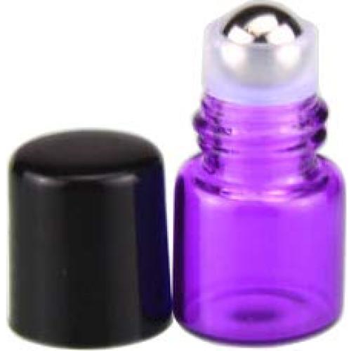 25 Botellas de Vidrio Coloridas 1ml Roll On USRommaner