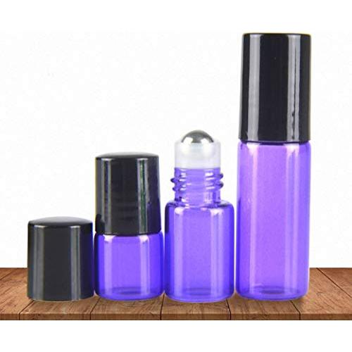 25 Botellas de Vidrio Coloridas 1ml Roll On USRommaner