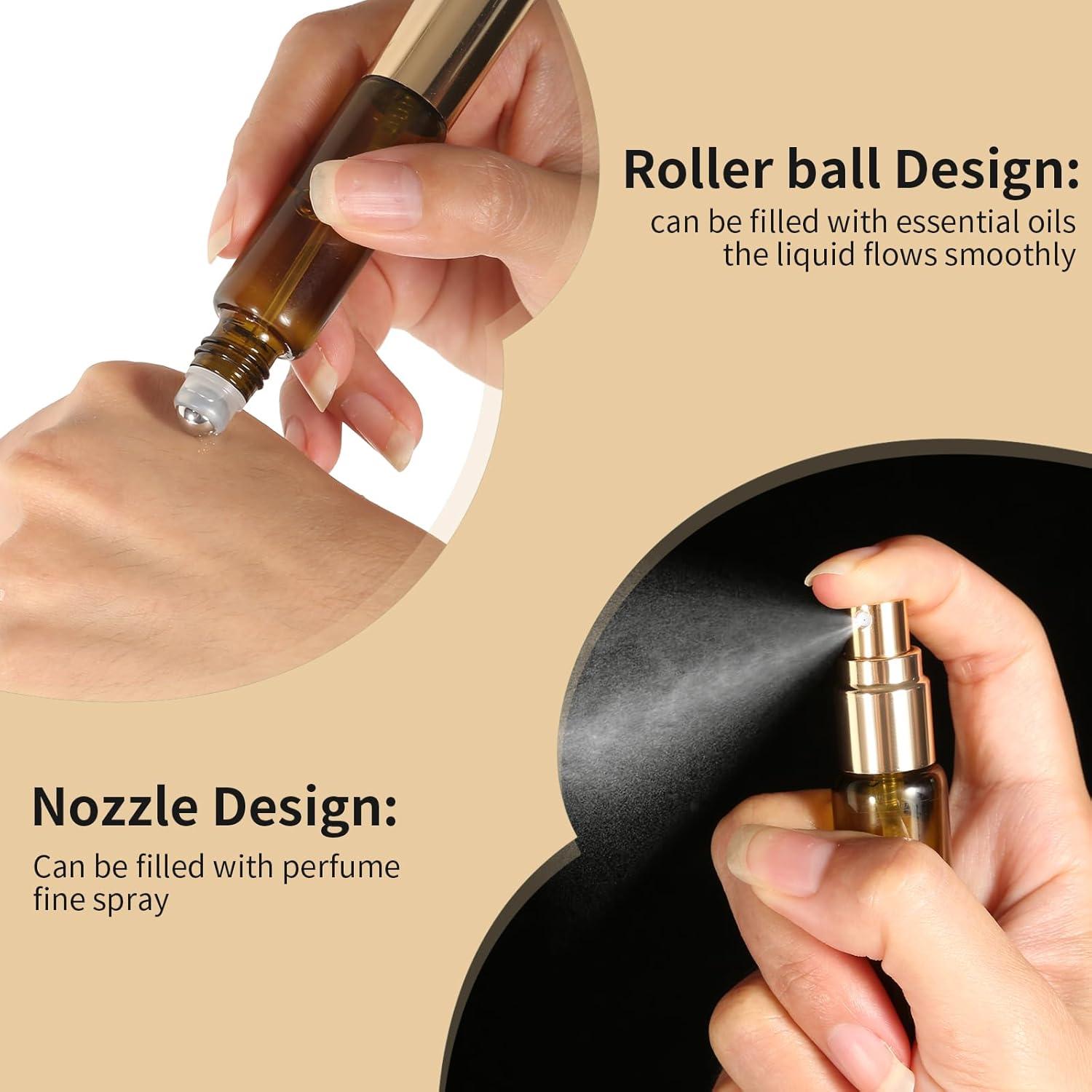 Botella de Perfume Recargable Seiyeje 10ml Doble Cabeza