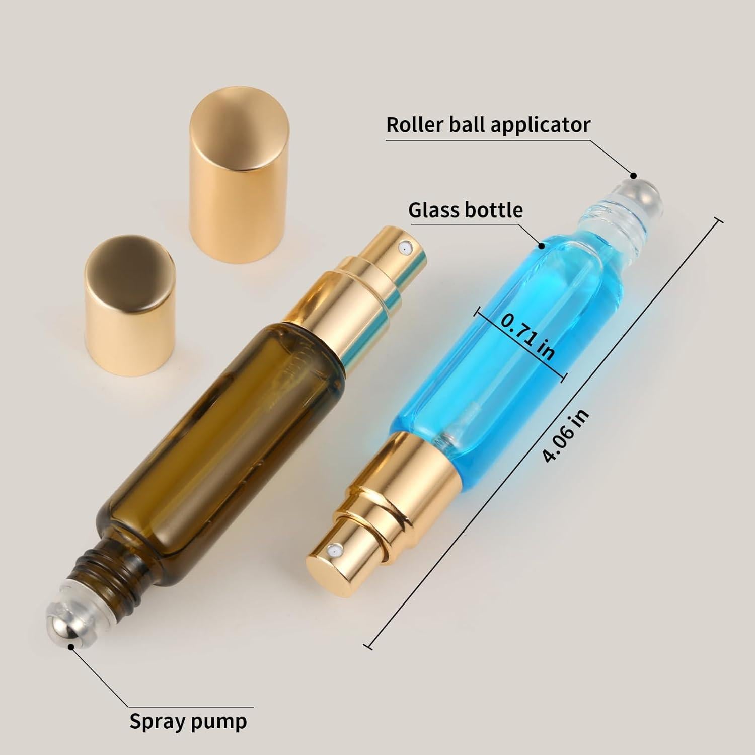 Botella de Perfume Recargable Seiyeje 10ml Doble Cabeza