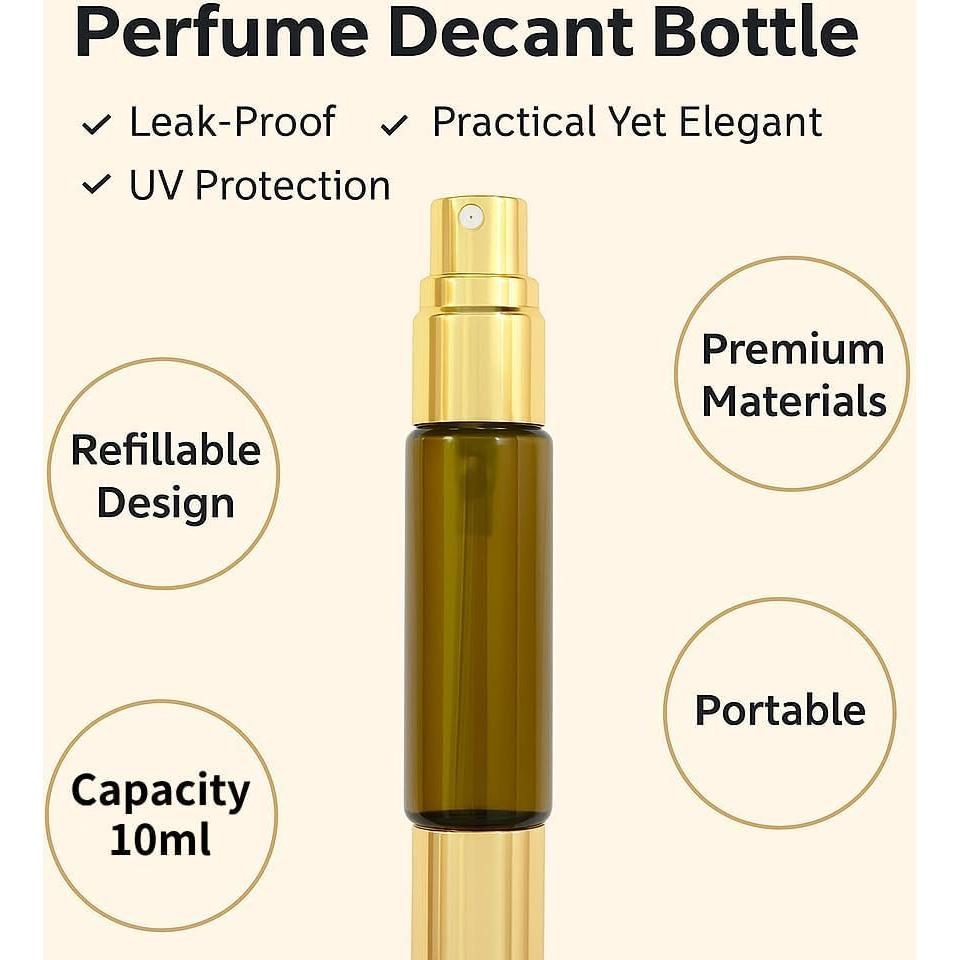 Botella de Perfume Recargable Seiyeje 10ml Doble Cabeza