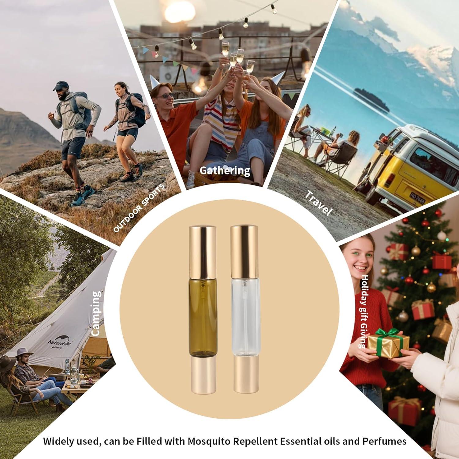 Botella de Perfume Recargable Seiyeje 10ml Doble Cabeza