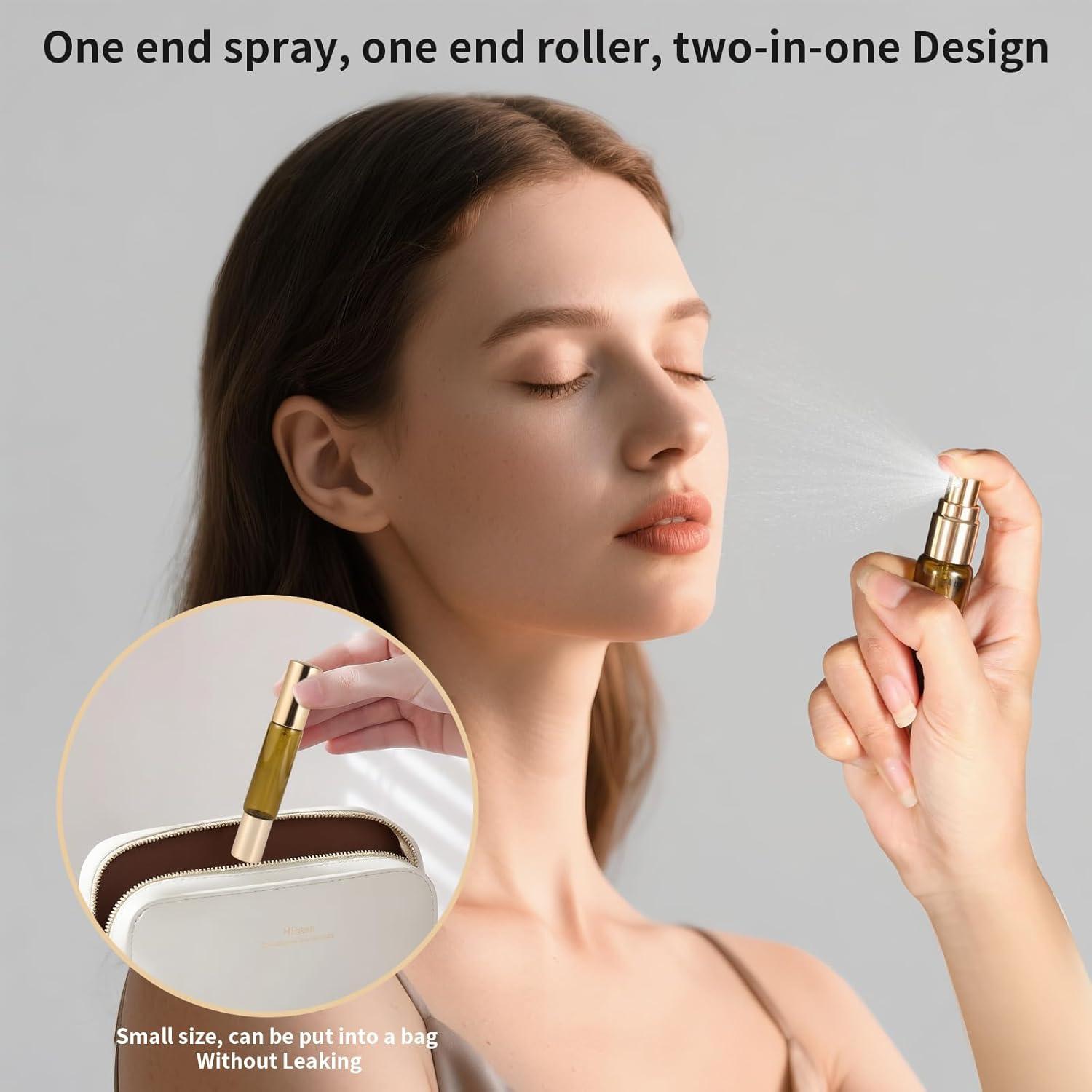 Botella de Perfume Recargable Seiyeje 10ml Doble Cabeza