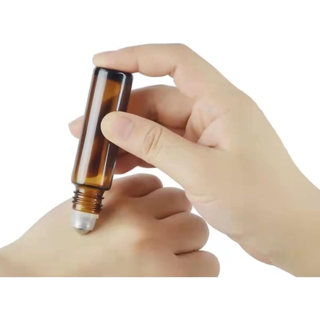 Juego de Botellas de Vidrio Rellenables HINNASWA 10ml - A Prueba de Fugas