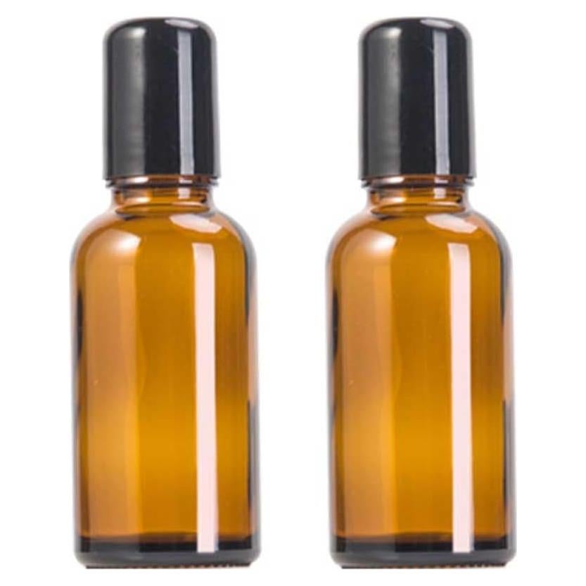 Botellas de Vidrio Roller 30ml Teensery - 2 Piezas Ámbar