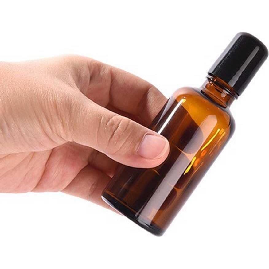 Botellas de Vidrio Roller 30ml Teensery - 2 Piezas Ámbar