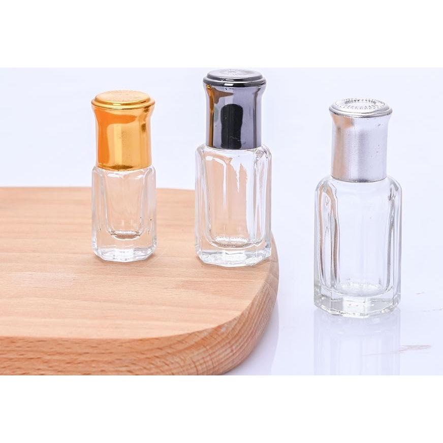 Botella de vidrio negro WsjiaboFux 10ml para perfume y aromaterapia