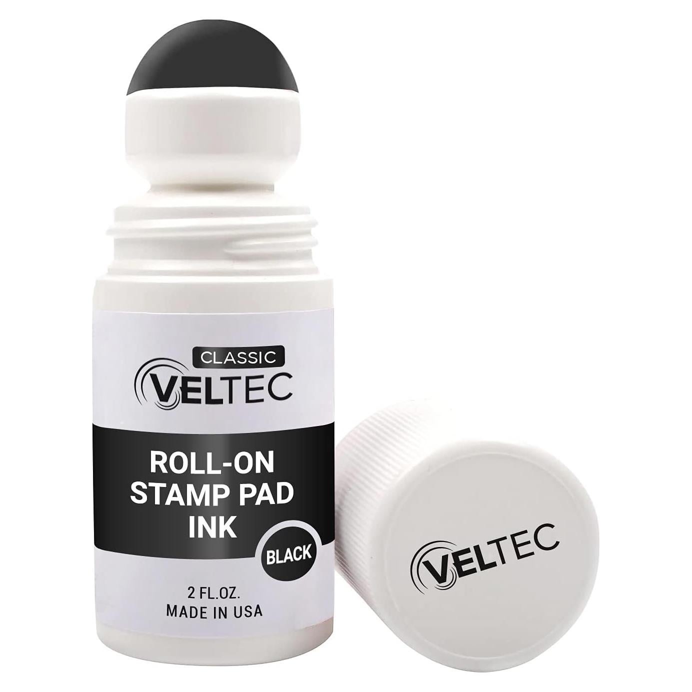 Recarga de Tinta Veltec Classic para Almohadilla 59 ml Negro