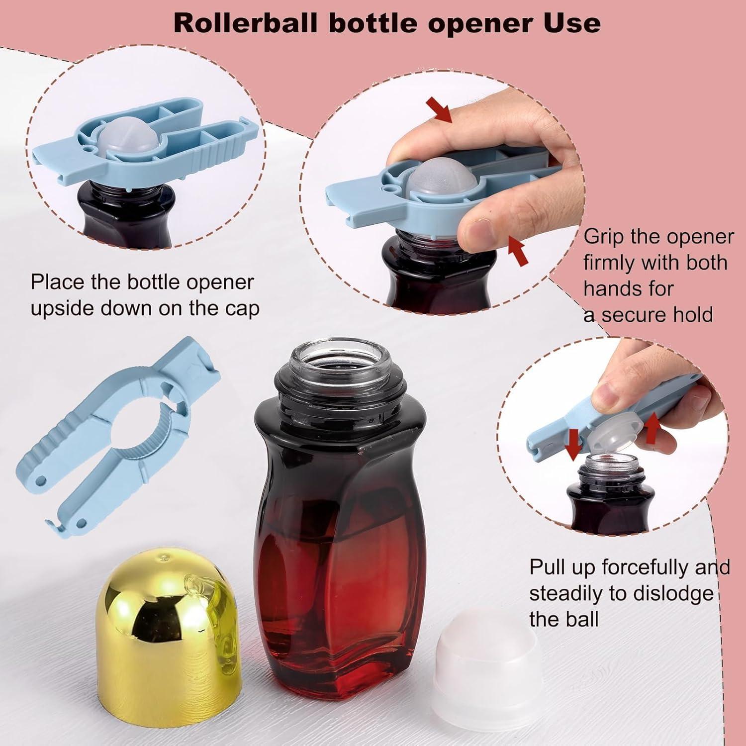 Conjunto 3 Botellas de Vidrio Roller WIKNOW 50ml y 30ml