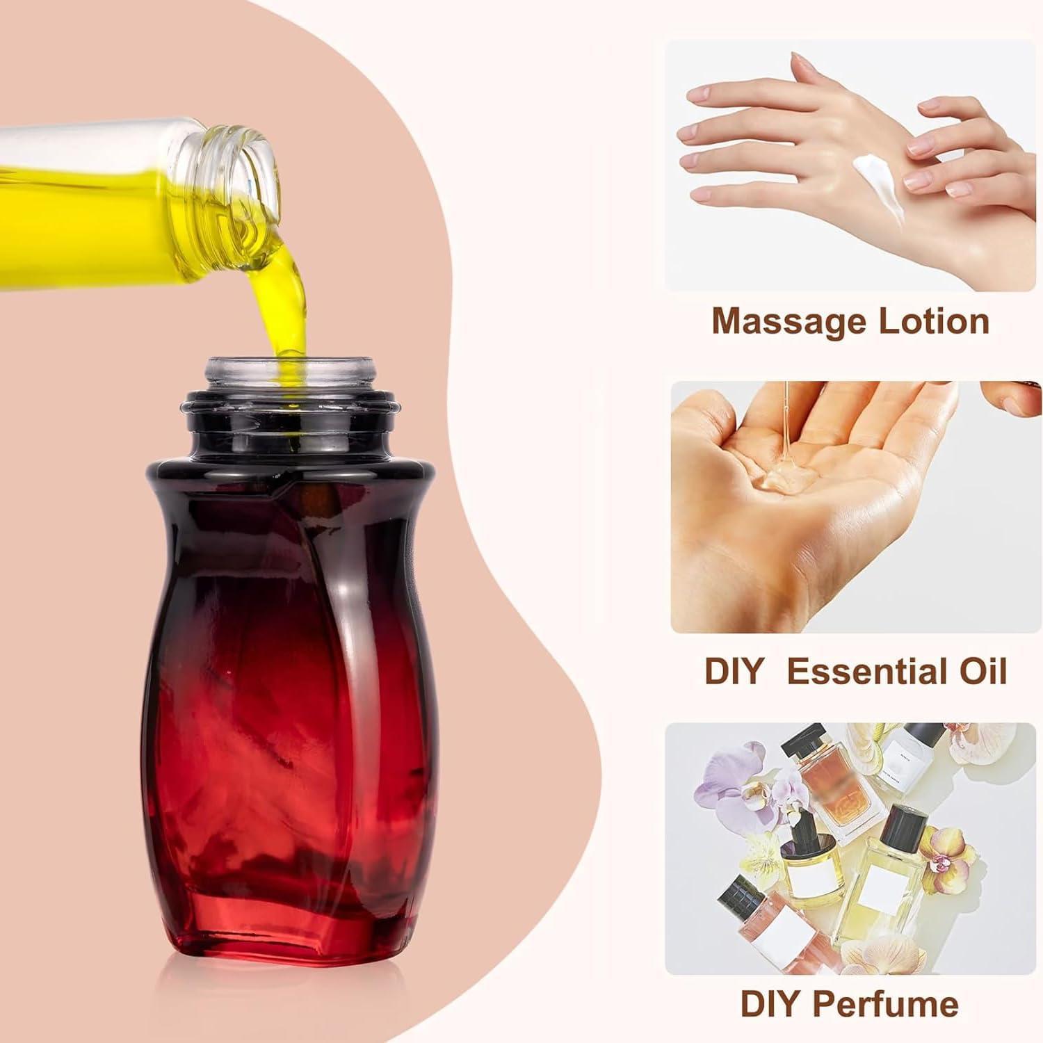 Conjunto 3 Botellas de Vidrio Roller WIKNOW 50ml y 30ml