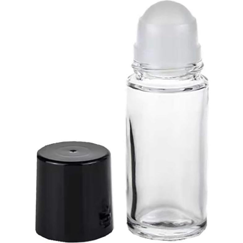 Set de 2 Botellas Roller de Vidrio 30ml Galepromot Negras