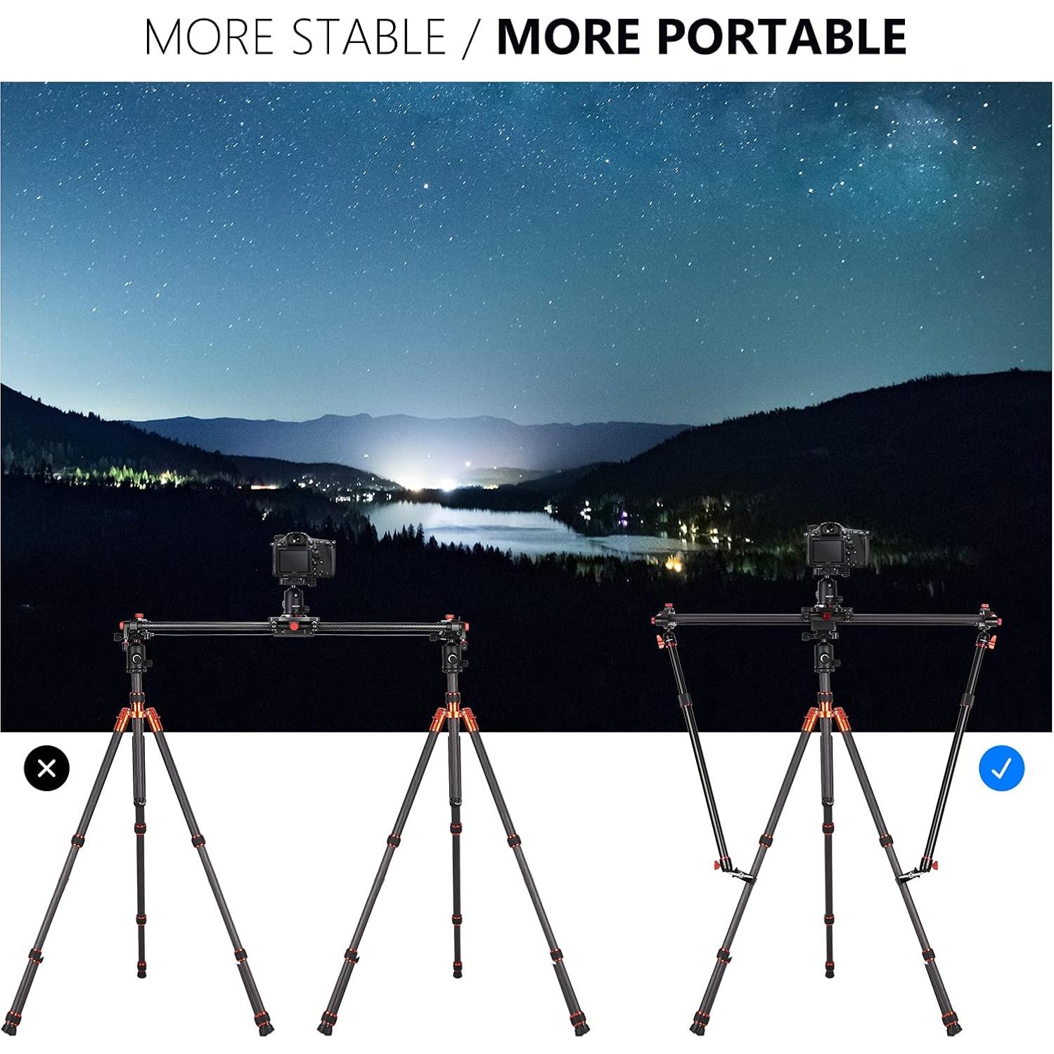 Brazo de Soporte Ajustable Neewer para Deslizador de Cámara 2 Unidades