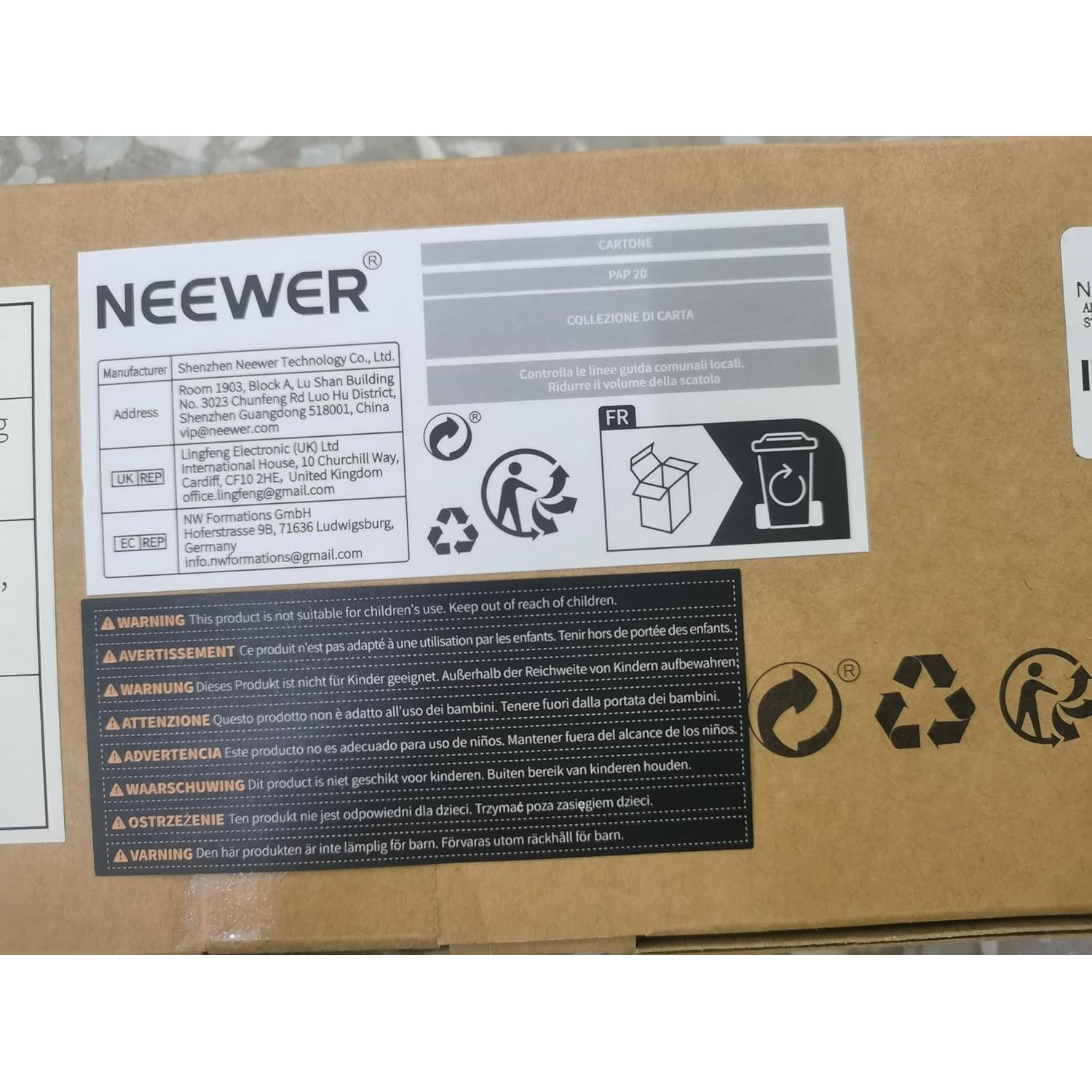 Brazo de Soporte Ajustable Neewer para Deslizador de Cámara 2 Unidades