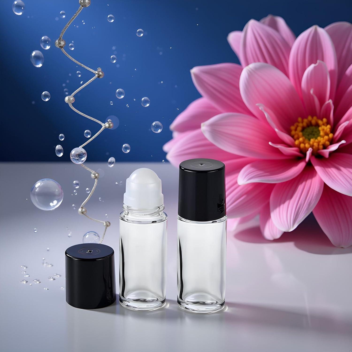 Botellas de Vidrio Esencial 30ml YuanHolumid 2 Pcs