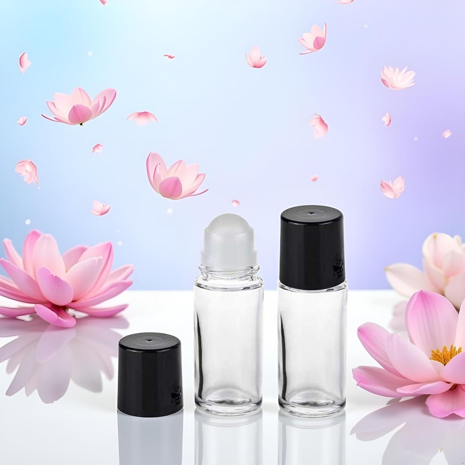 Botellas de Vidrio Esencial 30ml YuanHolumid 2 Pcs