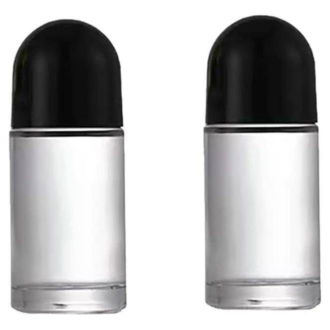 Juego de 2 Botellas de Vidrio 50ml Tnyvm con Rodillo